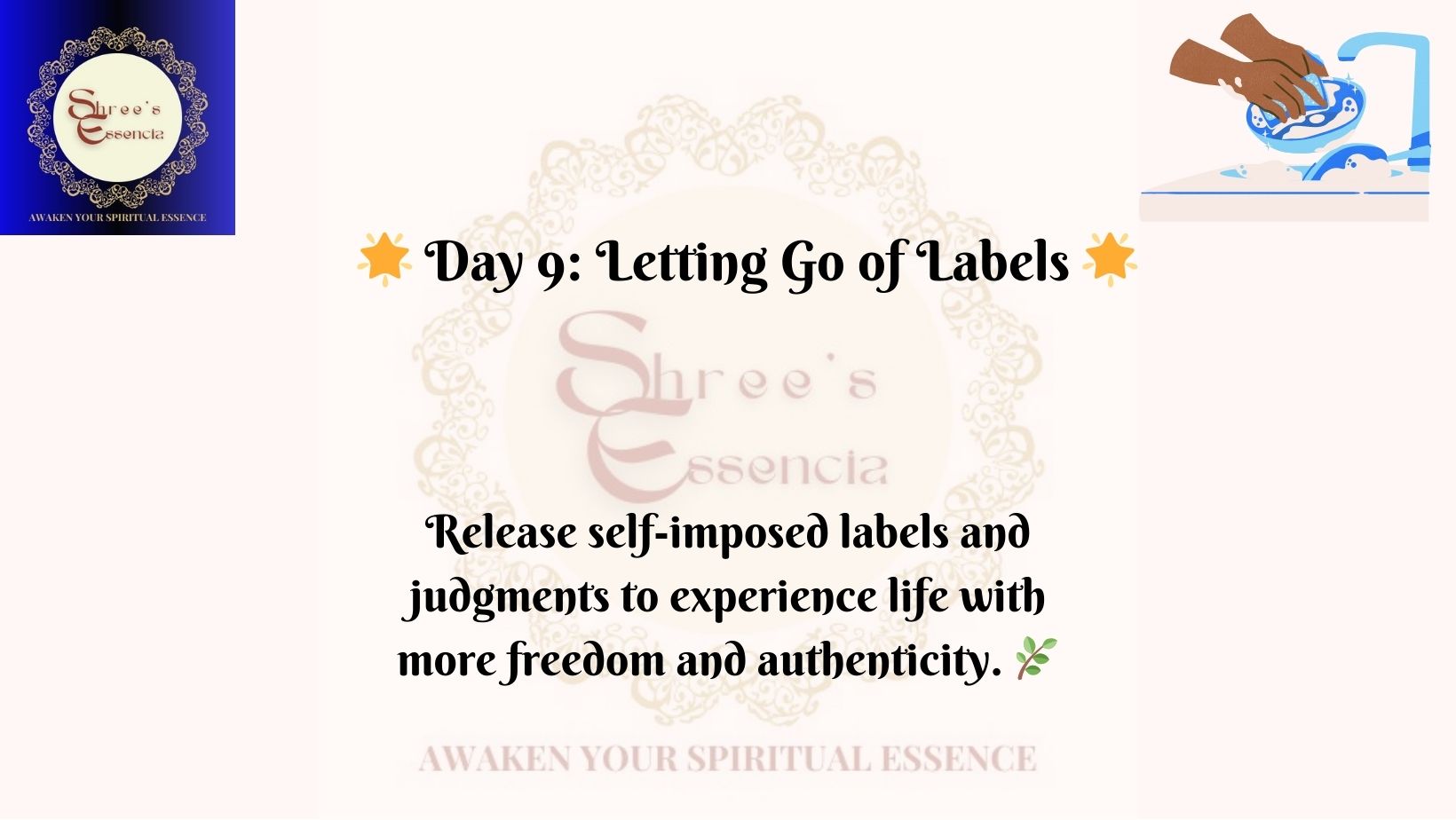 Imposed Labels Day 9: Letting Go of Labels - Shree's Essencia